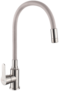 Invena bateria kuchenna Ksanti Inox, inox/beżowy BZ-37-I03-L