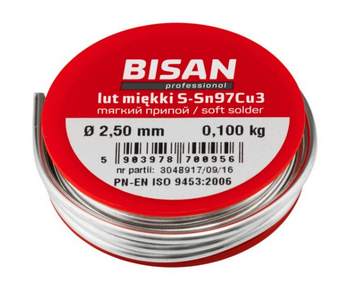 Bisan lut miękki S-SN97Cu3 B/T 02.5 100 g (szpula) B870095