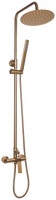 Invena zestaw prysznicowy z deszczownicą Neri Plus, miedź AU-P9-B14-L