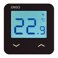 Engo internetowy regulator temperatury, WI-FI, 230V, czarny E10-B