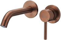 KFA bateria umywalkowa podtynkowa Moza, miedź szczotkowana PVD 5039-810-34