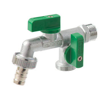 Arco zawór kulowy czerpalny podwójny 1/2"x3/4" 00472
