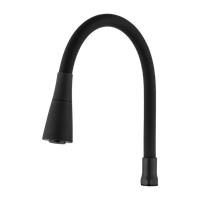 WYPRZEDAŻ: Invena dwufunkcyjna elastyczna wylewka do baterii PLUS czarny SC-B1-223