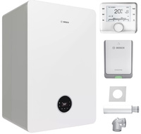 Bosch pakiet kocioł kondensacyjny Condens GC5700iWT 24/42S + regulator pogodowy CW400 + moduł internetowy K30RF + zestaw powietrzno-spalinowy 2581 8734100827