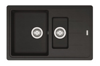 Franke zlewozmywak półtorakomorowy Basis BFG 651-78 Fragranite onyx 114.0283.991