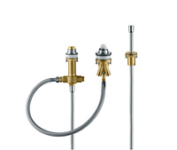Hansgrohe zestaw podstawowy do baterii 3-otworowej do montażu na brzegu wanny 13439180