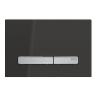 Geberit przycisk uruchamiający Sigma 50, przedni, czarny 115.788.DW.2