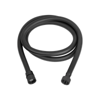 Invena wąż natryskowy Dark 150 cm czarny AW-44-004