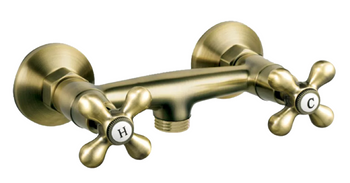 Ferro bateria natryskowa ścienna ANTICA, stary brąz BAI7BR