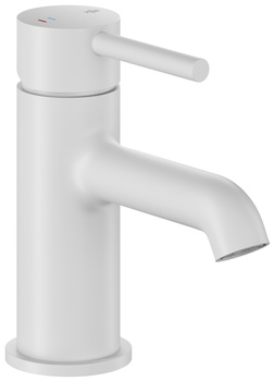 KFA bateria umywalkowa stojąca Moza, biały mat + click clack 5032-815-44