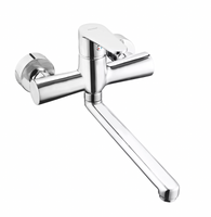 Ferro bateria zlewozmywakowa ścienna ALGEO, chrom BAG5