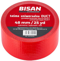 Bisan taśma uniwersalna DUCT 48mm/25yd, czerwona B870005C