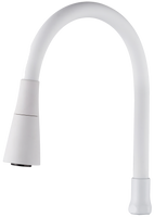 Invena dwufunkcyjna elastyczna wylewka do baterii Plus, biały SC-B1-226-L