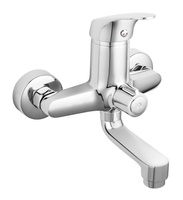 Ferro ONE bateria wannowa z obrotową wylewką, chrom BFO1A