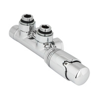 Perfexim zintegrowany zestaw termostatyczny PHA-036 kątowy, chrom, rozstaw 50 mm PN10 + złączki na CU 15 i pexa 16x2 20-036-0000-000