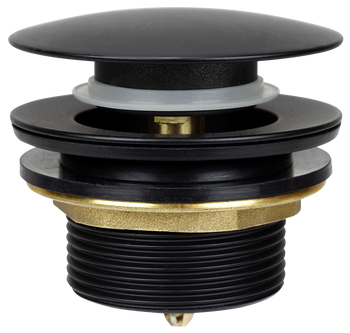 Instadrain korek klik-klak do brodzika/wanny, czarny mat 2456