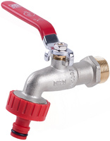 Perfexim kurek kulowy czerpalny z dławikiem, z szybkozłączką do węża 1/2" DN15 PHA-009S 01-009-0150-001