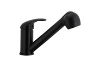 KFA bateria kuchenna stojąca INDIRA z obrotową i wyciąganą wylewką, czarna 6613-110-81