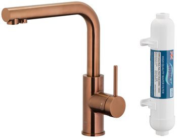 KFA bateria kuchenna z funkcją filtracji wody Duero Pure Basic + filtr Hydro+, brushed rose gold 6623-912-34