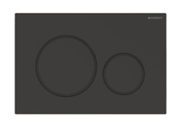 Geberit przycisk uruchamiający  Sigma20, przedni, czarny mat, easy-to-clean 115.882.16.1