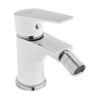 Invena bateria bidetowa Dokos biały/chrom BB-19-002-V