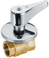 KFA zawór kulowy podtynkowy nakrętno-nakrętny 1/2" 706-010-15