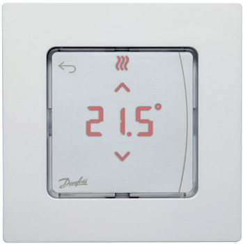 Danfoss termostat pokojowy Icon2 24V, naścienny 86x86 088U2128
