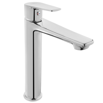 Invena bateria umywalkowa wysoka Dokos chrom BU-19-W01-V