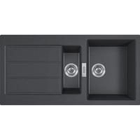 Franke zlewozmywak półtorakomorowy Sirius 2.0 S2D 651-100 onyx tectonite 143.0618.681