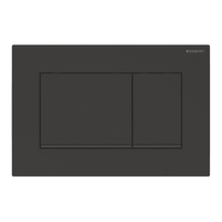 Geberit przycisk uruchamiający Sigma 30, przedni, czarny mat, easy-to-clean 115.883.16.1
