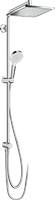 Hansgrohe komplet prysznicowy Crometta E 240 1jet Reno, EcoSmart 9 l/min, chrom 27289000