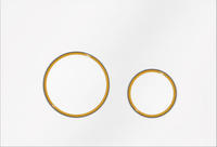 KK-POL przycisk spłukujący M11 V3, biały połysk SPP/041/0/K