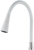 Invena dwufunkcyjna elastyczna wylewka do baterii, biały SC-B1-1Z0-L