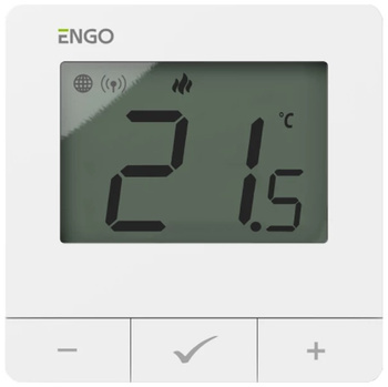 Engo regulator temperatury, 24V, internetowy, natynkowy ZigBee/868MHz, biały E25-24W