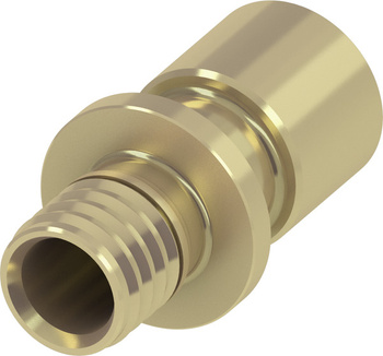 Tece połączenie do lutowania i połączeń zaprasowanych 25x22/28 mm Cu, mosiądz standard TECEflex 713925