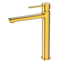 Invena bateria umywalkowa wysoka Glamour, złoty BU-02-W09-V