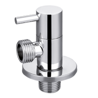 Invena zawór kątowy z głowicą ceramiczną 1/2"x1/2", chrom ZW-43-015