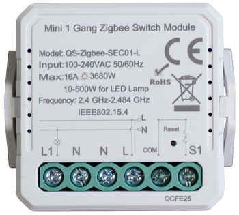 Engo sterownik do oświetlenia, pojedynczy, 230V, bez przewodu neutralnego EL1-WN