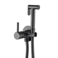 Invena bateria bidetowa podtynkowa czarny BP-00-B04