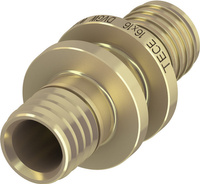 Tece złączka prosta, rozmiar 25 x 25, mosiądz standard TECEflex 766025