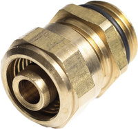 Tece śrubunek przejściowy z pierścieniem z mosiądzu do rur wielowarstwowych, 20 x R 1/2" TECEflex 740142