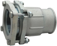 Agaflex złączka zaciskowa na bosy koniec rury stalowej oraz niebieskiej (PE) z gwintem wewnętrznym 3" 10020018