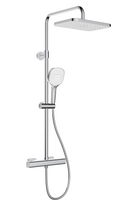 KFA deszczownia z baterią natryskową termostatyczną, ścienną Malaga, chrom 5756-910-00