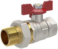 Arco zawór kulowy wodny z półśrubunkiem SENA VA30 1/2", motylek 754103