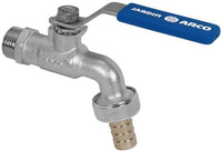 Arco zawór kulowy czerpalny Jardin z rączką stalową 1/2"x1/2" 00401