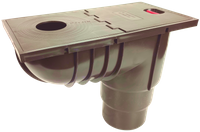 Tycner osadnik rynnowy fi 110, brązowy 9200B