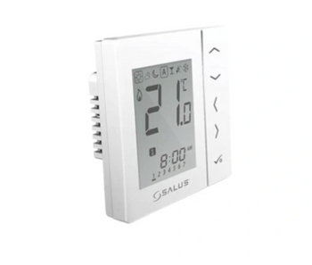 Salus regulator temperatury - przewodowy - dobowy, 230V - BIAŁY podtynkowy VS35W