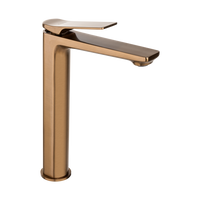 Invena bateria umywalkowa wysoka Neri Plus, miedź BU-P1-W14-L