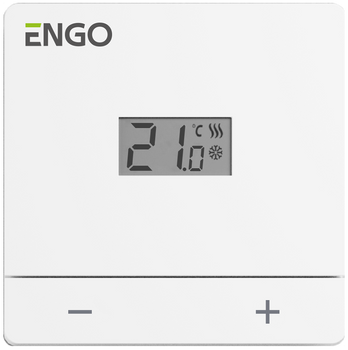 Engo regulator temperatury, 24V, dobowy, natynkowy, biały EASY-24W