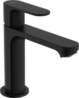 Hansgrohe jednouchwytowa bateria umywalkowa 110 CoolStart z kompletem odpływowym z cięgłem, czarny mat 72519670